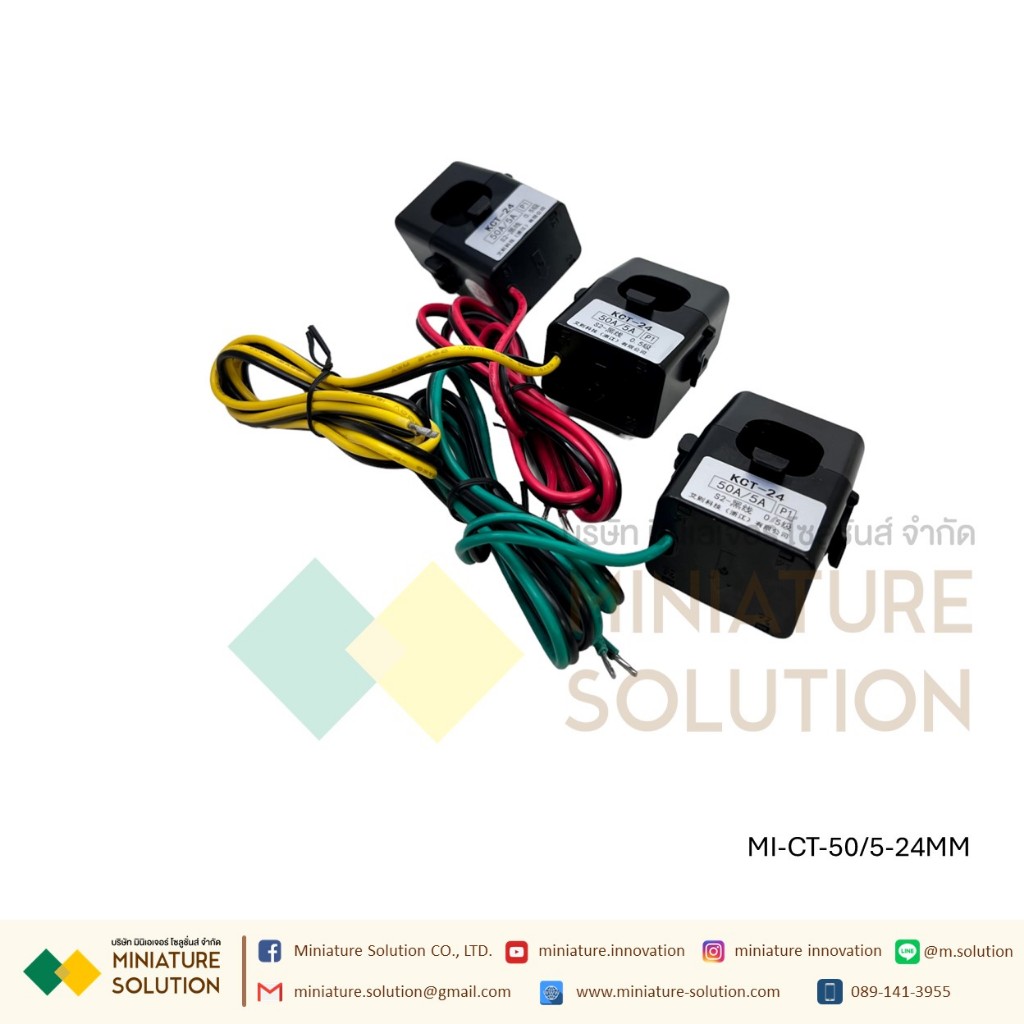 CT ขนาดเล็ก หม้อแปลงกระแสไฟฟ้า KT24/36/50 open current transformer 50/5A-2000/5A 0.5 class 16/24MM