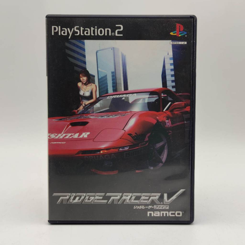 RIDGE RACER V 5 [PS2] แผ่นแท้ ตัวดิสก์เกม สภาพดี มีรอยไม่เยอะ PlayStation 2