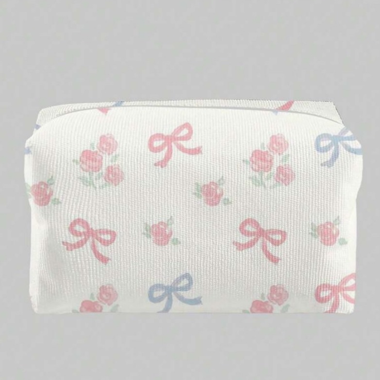 (พร้อมส่ง🎀) *:･ Flower ribbon bag กระเป๋าใบเล็ก กระเป๋าลายโบว์