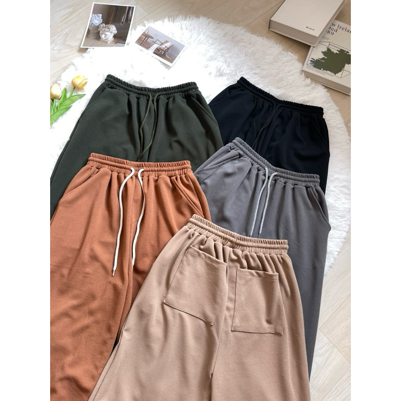 Vandy Pant กางเกงวอร์มขากระบอก ผ้ายืด ราคา ถูกที่สุด ดีลบีเคเค แกลเลอรีภาพที่ 8