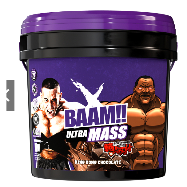 BAAM ULTRA MASS Chocolate ขนาด 20 LB เพิ่มน้ำหนัก สูตรเพิ่มน้ำหนัก ให้สารอาหารครบ วิตามินครบ