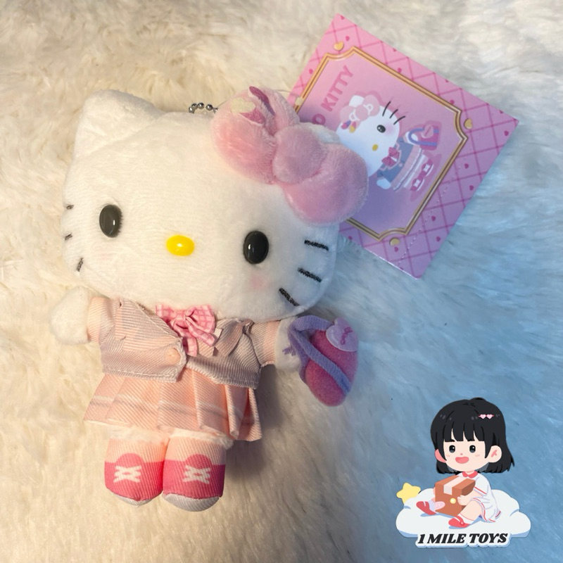 [พร้อมส่ง] พวงกุญแจ Sario Hello Kitty ลิขสิทธิ์แท้จากญี่ปุ่น