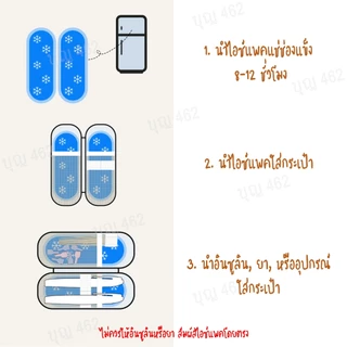 LK Nylon Ice Pack/ ไนล่อน ไอซ์แพค ใช้ประคบเย็น รักษาอุณหภูมิให้ยา น้ำนมแม่