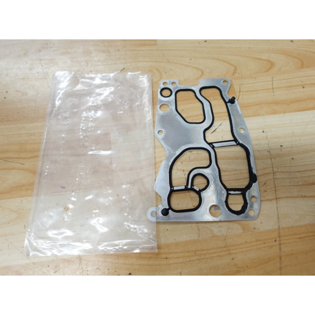 ปะเก็นออยล์คูลเลอร์(ตัวใหญ่) BMW (Engine oil cooler gasket) เครื่อง N47 (Gen 2) ดีเซล