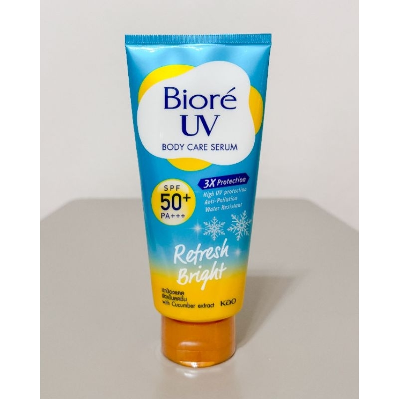 Biore UV Anti-pollution Body Care Serum Refresh Bright SPF 50+ PA+++ 150 ml บิโอเร ยูวี บอดี้ แคร์ เซรั่ม รีเฟรช ไบรท์