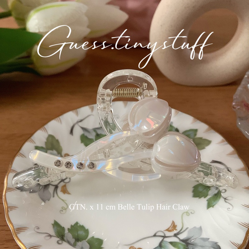 พร้อมส่งจากไทย กิ๊บหนีบผม GTN. x 11 cm Belle Tulip Hair Claw กิ๊บทิวลิป