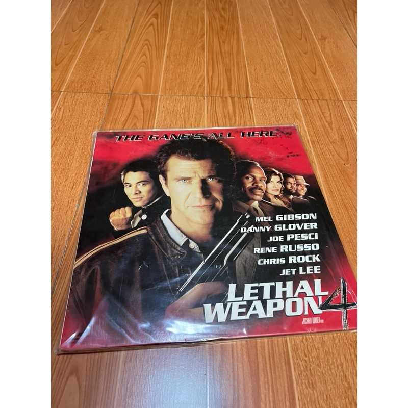 แผ่น LASER DISC ภาพยนตร์ LETHAL WEAPON4 มือ2