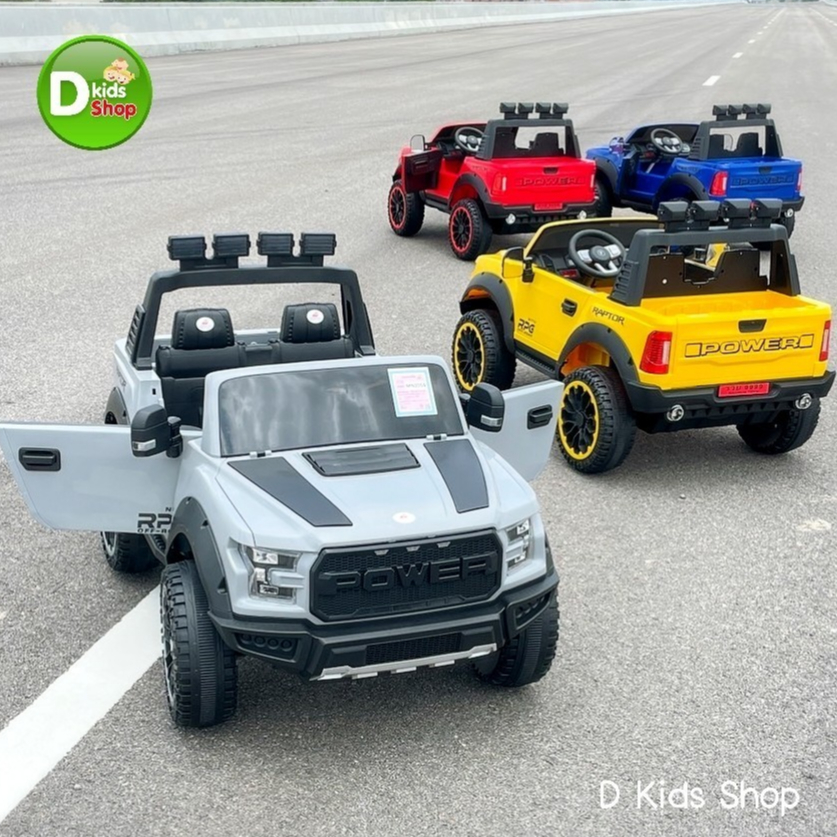 💥รุ่นใหญ่ 2 ที่นั่ง💥รถแบตเตอรี่เด็ก รถเด็กนั่งทรง FORD Raptor คันใหญ่ ขับเคลื่อน 4 ล้อ 4x4 รุ่นใหม่ล