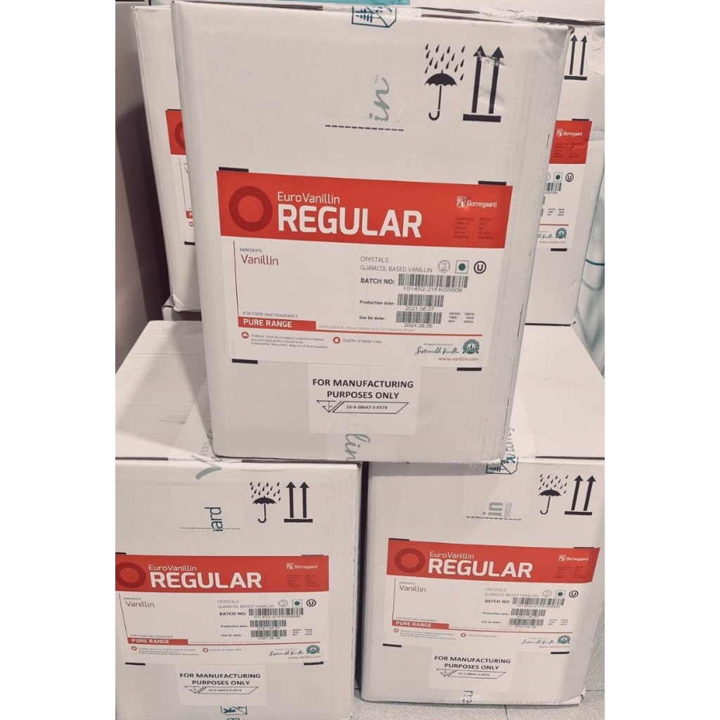 วนิลิน(ผงแป้งหอม) Euro Vanillin Regular@1kg