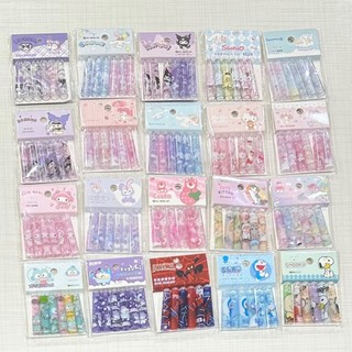 ปลอกดินสอ ฝาครอบดินสอ ลายการ์ตูน 6ชิ้น/pack