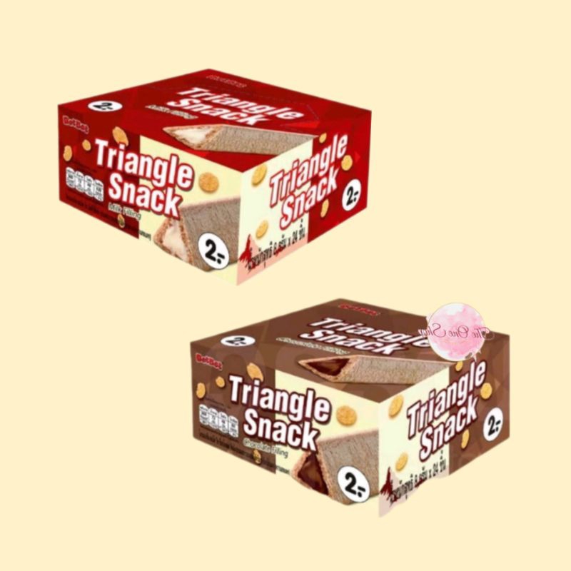 ไตรแองเกิล สแน็ค_ ขนมอบกรอบ รูปสามเหลี่ยมแท่ง 1 กล่อง ( 24 ชิ้น ) [[เลือกรสด้านใน]]