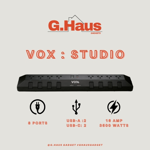 พร้อมส่ง !! ปลั๊กไฟคอมพรีเมียม Vox Studio : Ghaus Gadget