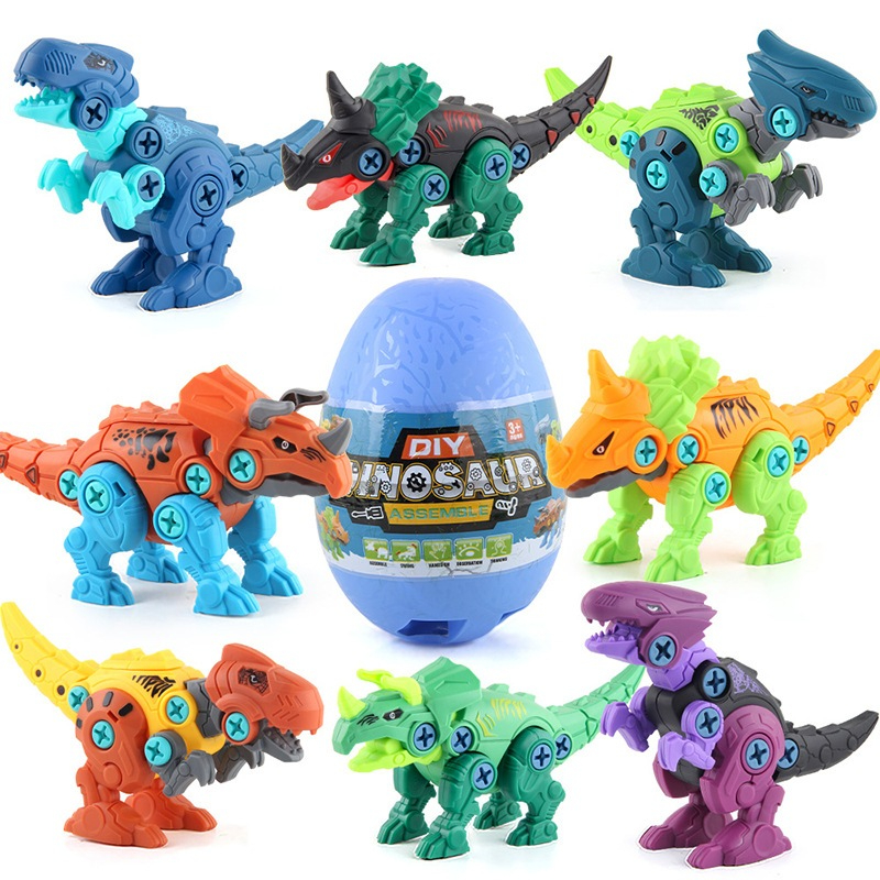 COD Assemble Dinosaur eggชุดประกอบไดโนเสาร์ของเล่นเด็ก DIY พมอุป ของเล่นเสริมพัฒนาการSM