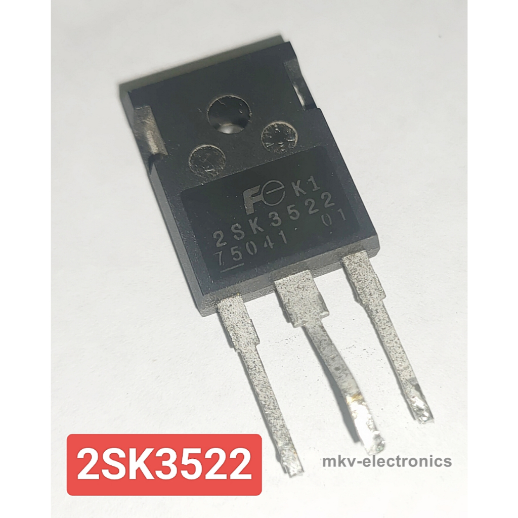 K3522 , 2SK3522 MOSFET N-CHANNEL 21A 500V  สินค้ามือสอง (รหัสสินค้า M03249)