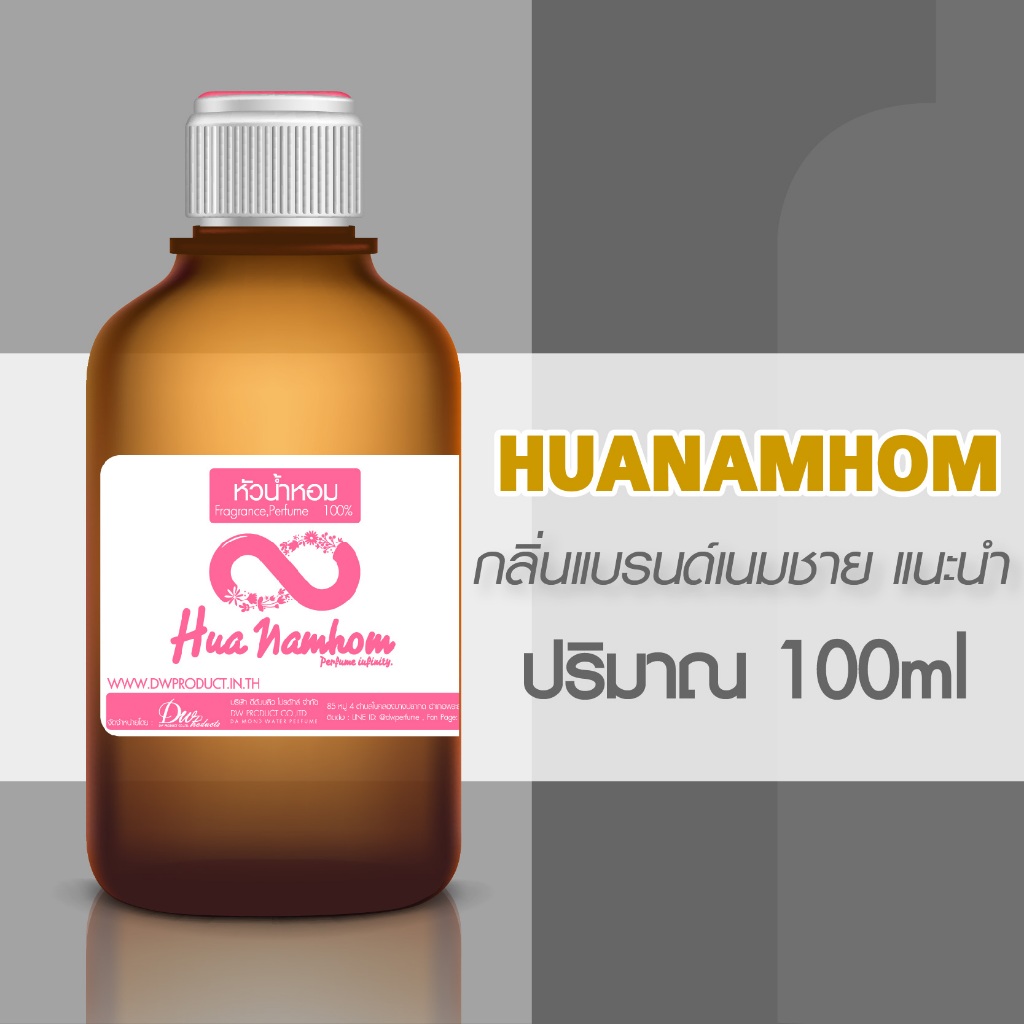 หัวน้ำหอมโคลน กลิ่นแบรนด์เนมชาย แนะนำ ปริมาณ100ml