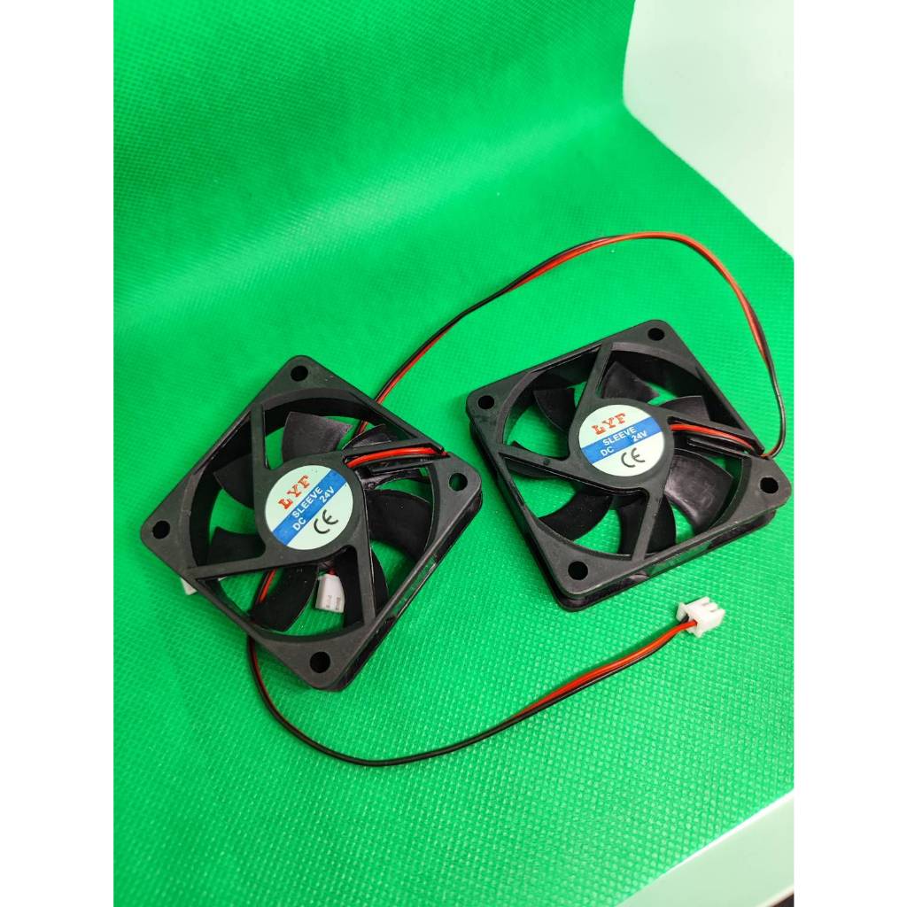 พัดลมระบายความร้อน 24V 2Pin 6 ซม. 60 มม. X 60 มม. X 15 มม. 6015 สําหรับระบบ CPU PC 6015 MM 60*60*15 A2