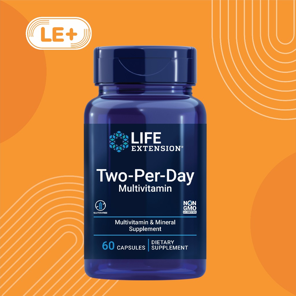 Life Extension Two-Per-Day Multivitamin (Thailand) (60 Capsules) - Exp.11/2025