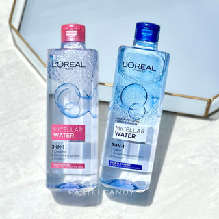 ฉลากไทย🔥แท้💯% LOreal Paris Micellar Water 3-In-1 400ml ลอรีอัล คลีนซิ่งไมเซลล่า วอเตอร์ Deep Cleansing / Moisturizing
