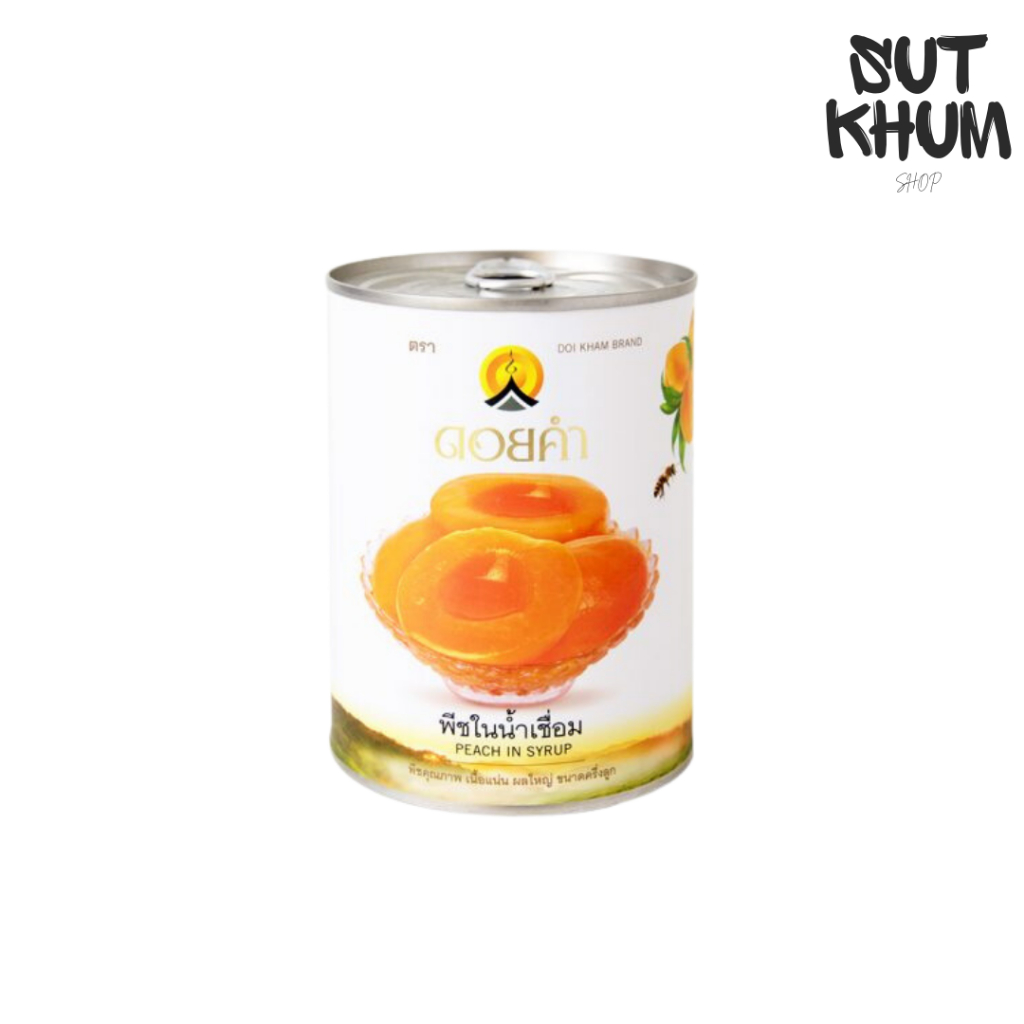 พีชในน้ำเชื่อม ดอยคำ (ขนาด 565 กรัม)