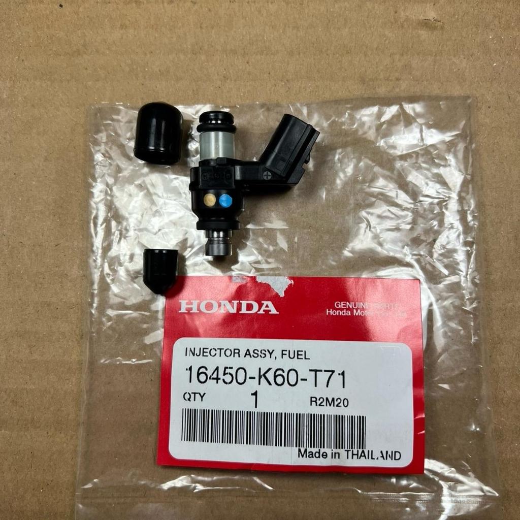 หัวฉีดน้ำมันเชื้อเพลิง Click125i ปี 2014-2021 6รูJ (125CC.) ของแท้เบิกศูนย์ 16450-K60-T71