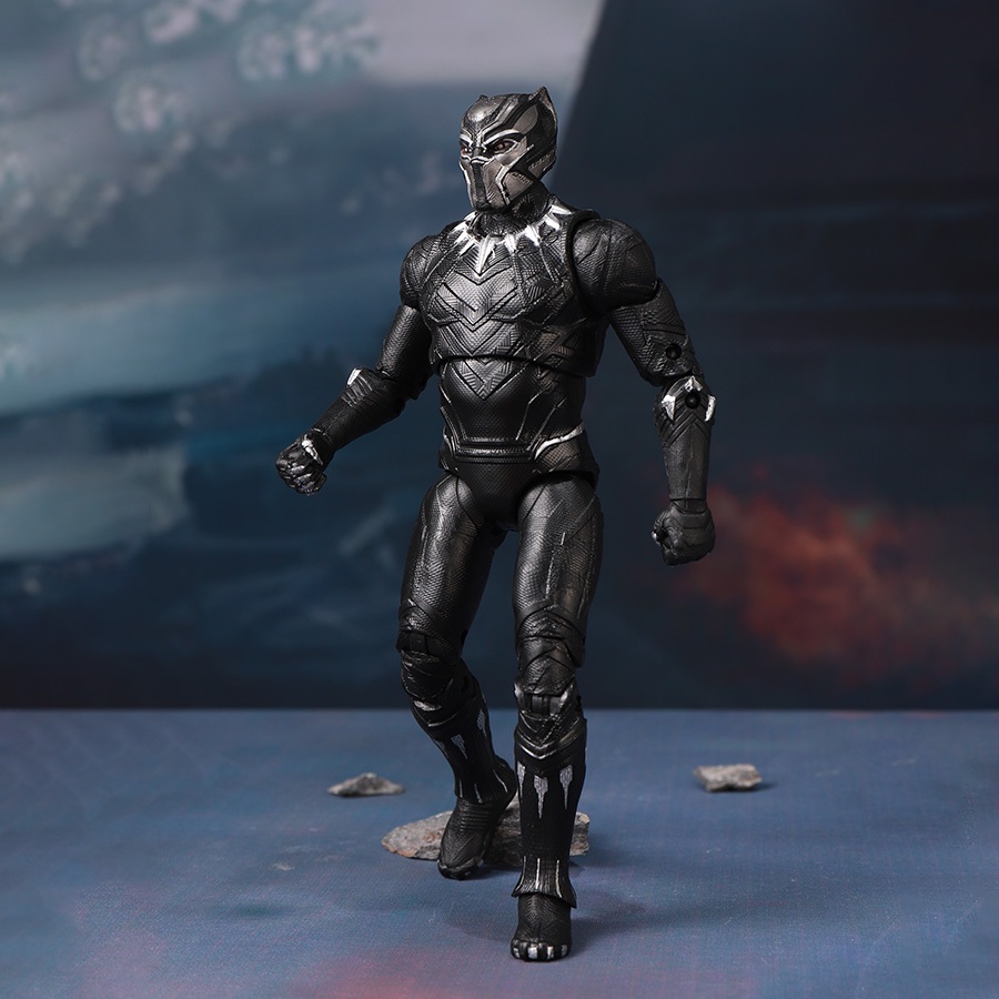 Black Panther -New Package (แบล็ค แพนเธอร์  แพ็กเกจใหม่)(ZD TOYS) - (ลิขสิทธิ์แท้) (1911-04)