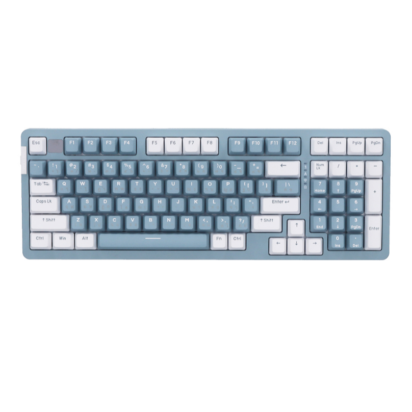 WIRELESS KEYBOARD (คีย์บอร์ดไร้สาย) DAREU A98 PRO (GREY) (DAREU SKY BLUE V3 SWITCH RGB EN/TH)
