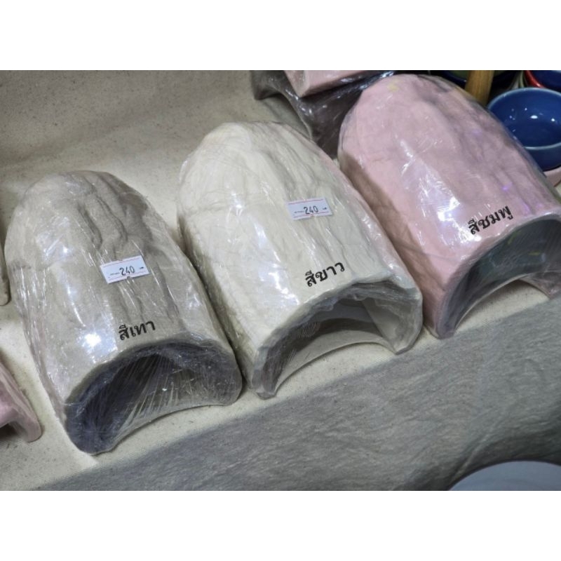 [ส่งด่วน] ถ้ำหินขนาดใหญ่ Rock Ceramic Cave Large สีพาสเทล ที่ซ่อนสัตว์เลื้อยคลาน งู ตุ๊กแก กิ้งก่า - รูปที่ 5