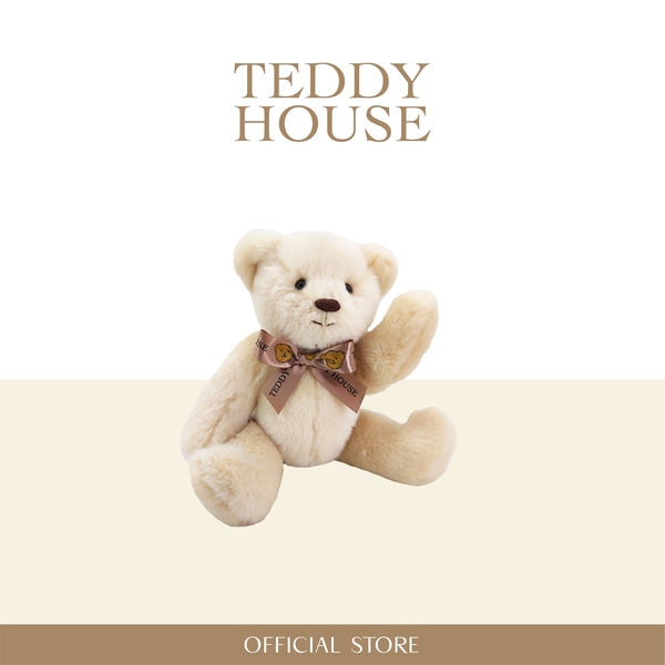 Teddy House : ตุ๊กตากมี ตุ๊กตาหมีวิลลี่ (Willy) ขนาด 10" ต้าวหมีหน้ายิ้ม หมุนแขนขาแต่งตัวได้