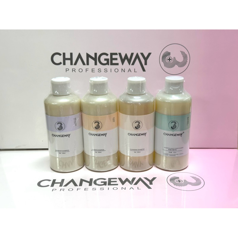 แชมพู 3+ ขนาดพกพา Changeway เคราติน ล้างสาร สปาร้อน