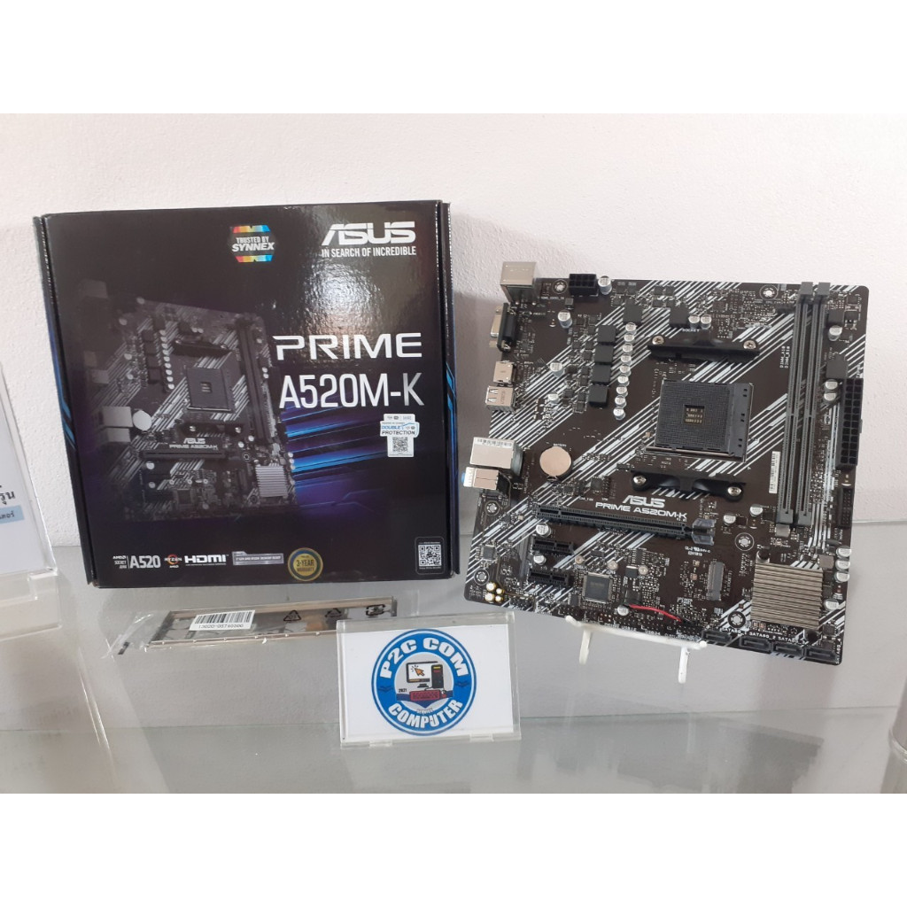 เมนบอร์ด ASUS PRIME A520M-K  AM4