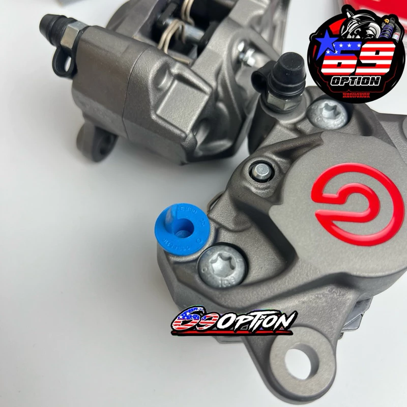 ปั้มเบรค Brembo แท้ ปั้มปักข้างโลโก้แดงสีเทาแท้ thumbnail 5
