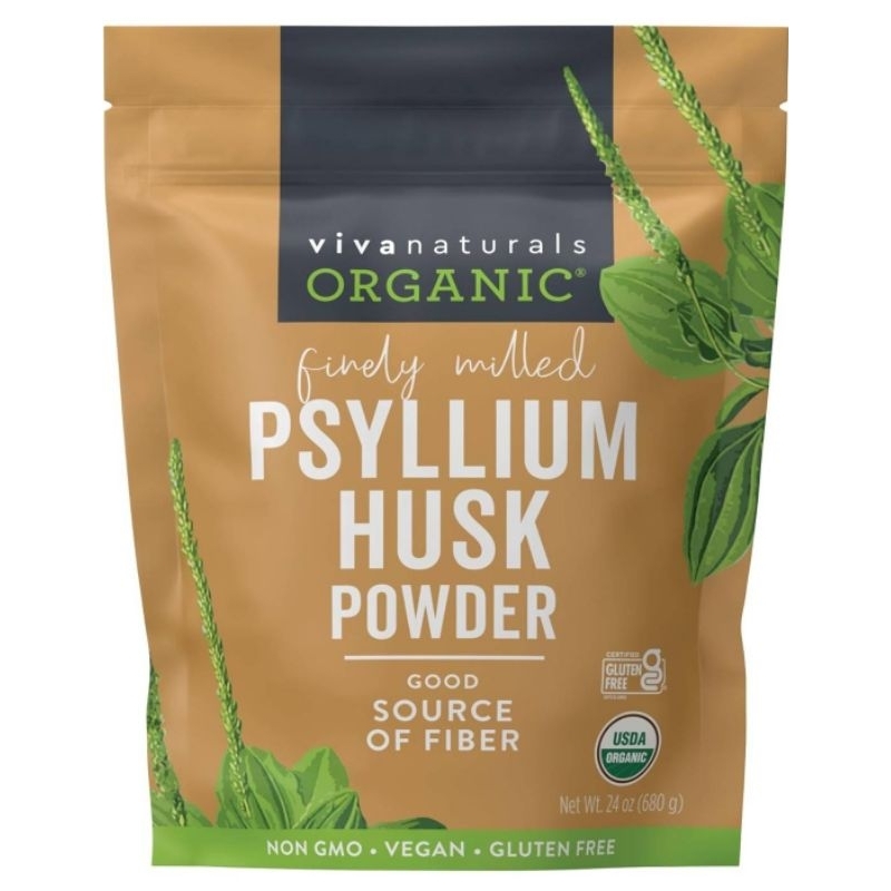 Organic Psyllium Husk Powder, 24 oz (680 g)