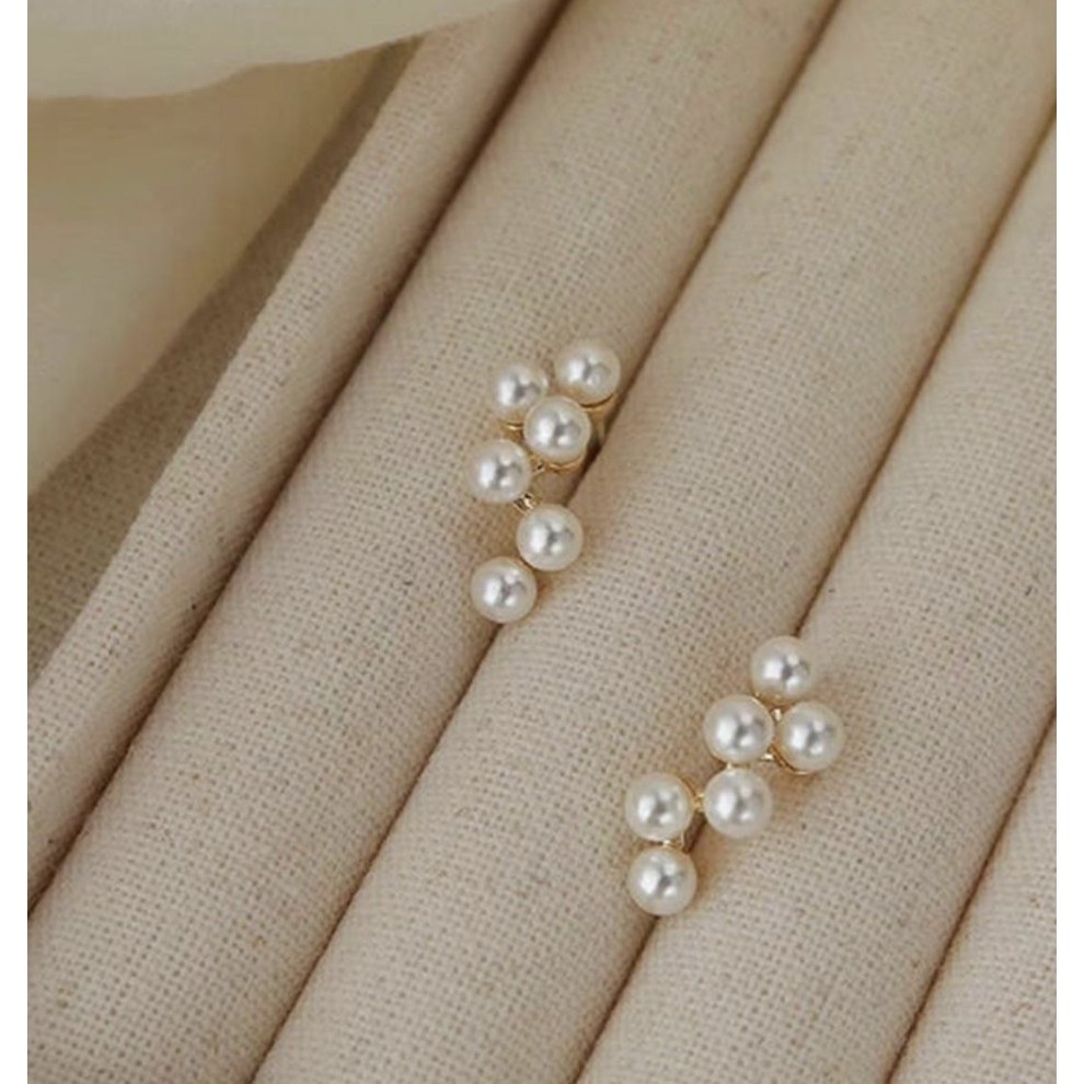 KYM.vibes - gemini pearl earrings ต่างหูมุก