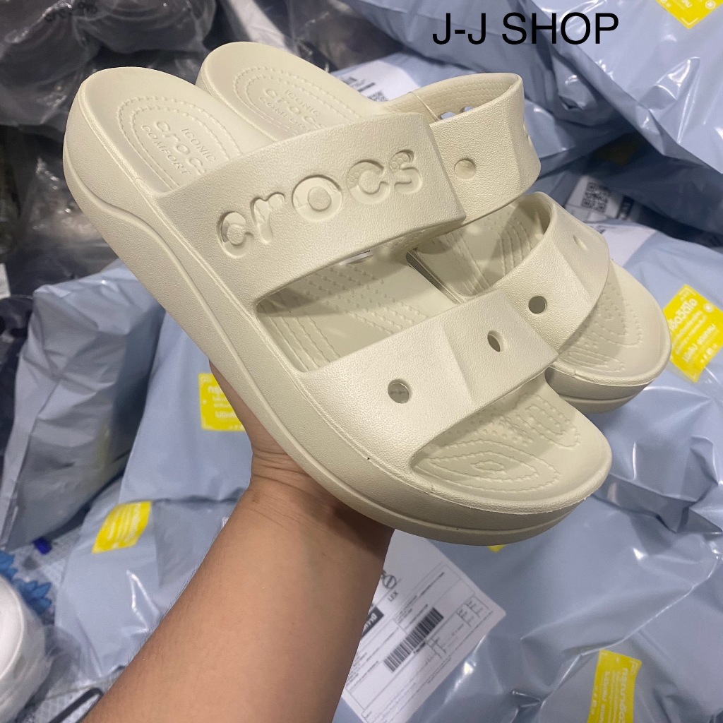 รองเท้าแตะ Crocs แบบสวมสำหรับผู้หญิง รุ่น Baya Platorm Sandal พึ่งมา สวยนิ่มเบาใส่สบายค่ะ