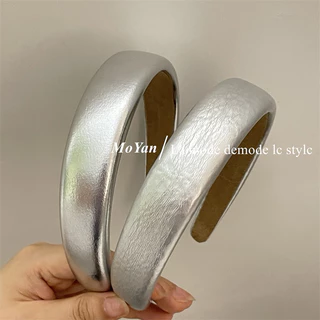 พร้อมส่ง🩶 ที่คาดผม สีเงิน กิ๊บ เครื่องประดับผม