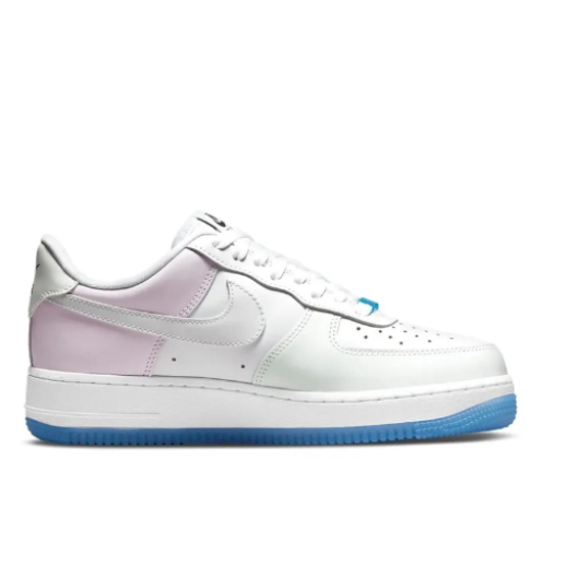 💌Brand distributors💌 Nike Air Force 1 07 lx "photochromic" รองเท้าผ้าใบ Flat shoes Blue Pink White