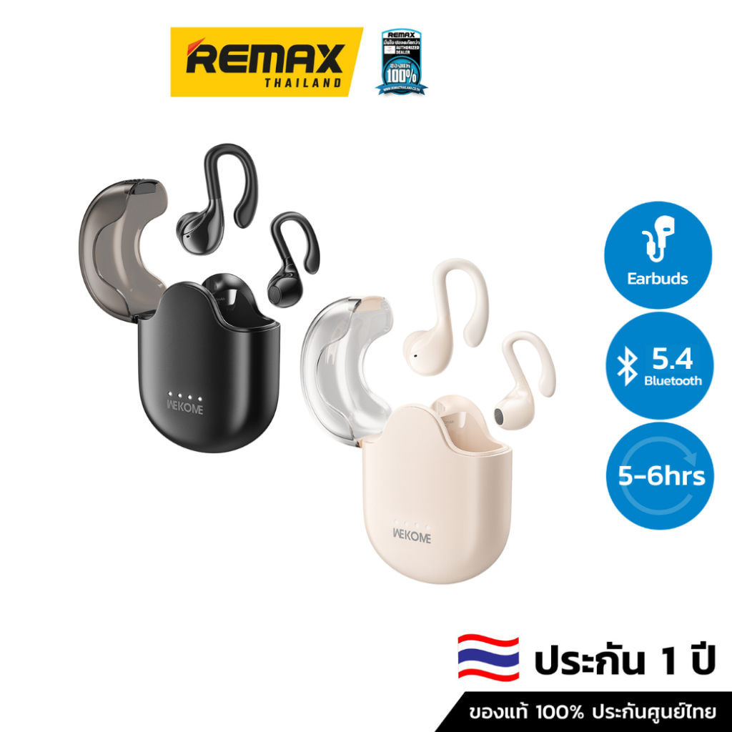 Wekome Smalltalk Bluetooth WS-03 - หูฟังบลูทูธ 5.4 ไร้สาย รูปแบบearbud ทรงตะขอ เชื่อมต่อ TWS