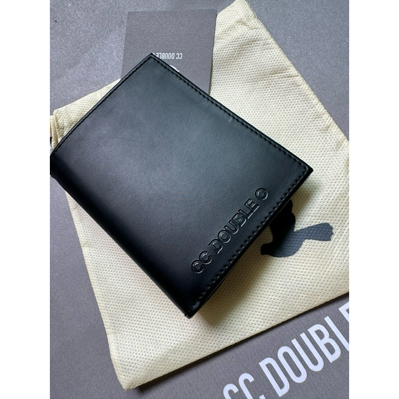 CC DOUBLE O BIFOLD WALLET BLACK