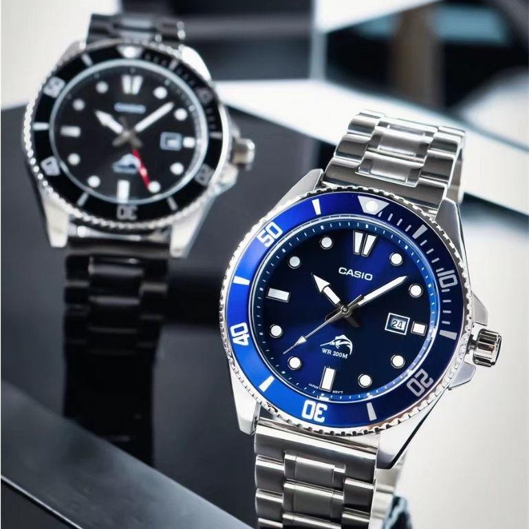 นาฬิกา Ca sio Duro 200 Submarine รุ่น MDV-106 สายสแตนเลส