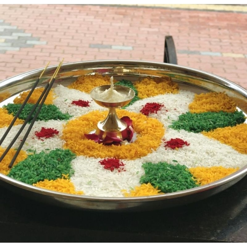 ข้าวสารมงคล 9สี สำหรับตกแต่งหิ้งมินิมอลให้สวยงามถวายแด่องค์เทพ💚ฟรี สายสิญจน์ปลุกเสกจากอินเดีย - รูปที่ 7