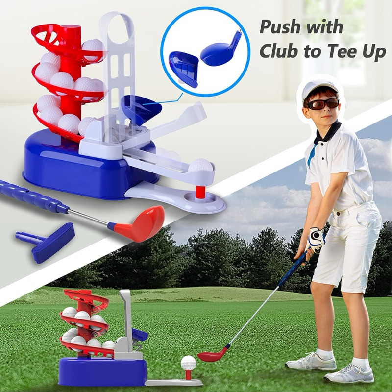 แป้นวางลูกบอล iPlay, iLearn Kids Golf Toys Set