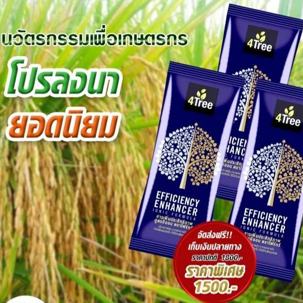 [3 ซอง] 4Tree สารเพิ่มประสิทธิภาพพืช ของแท้