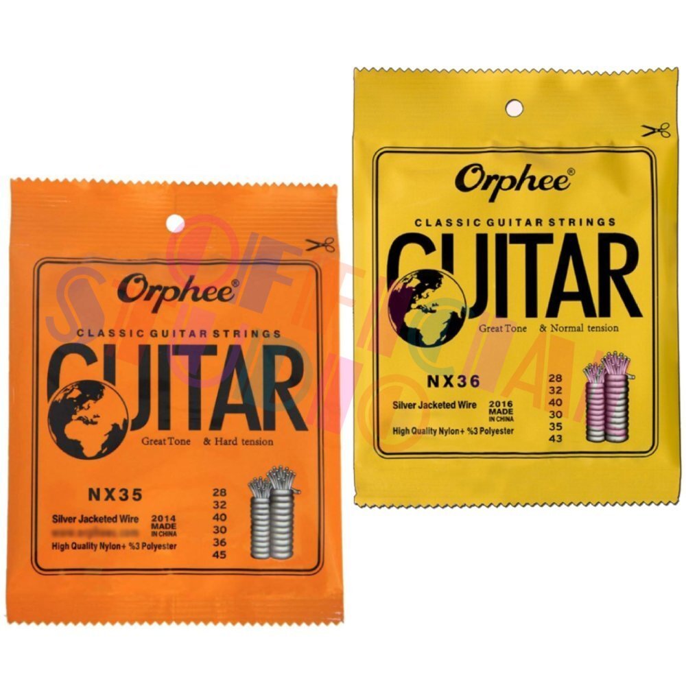 สายกีตาร์คลาสสิค Orphee NX35/NX36 ครบชุด 6 เส้น