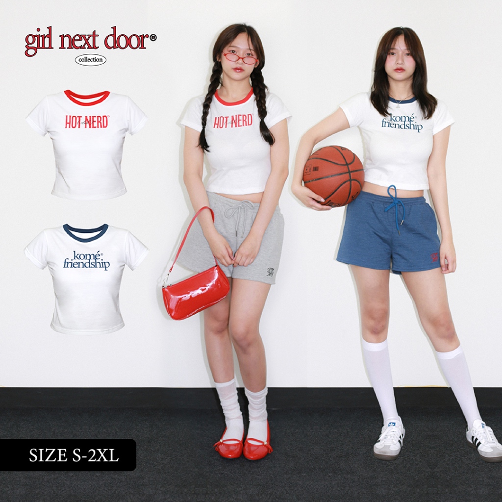 kome.offi เสื้อยืด คอลเลคชั่น girl next door