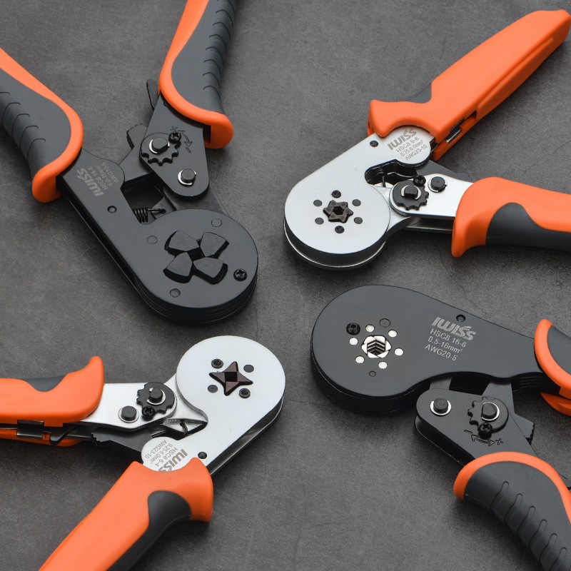 คีมย้ำคอร์ดเอ็น IWISS Cable end-sleeves Crimping Plier