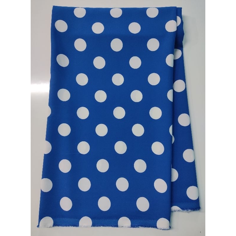 ผ้าไหมอิตาลี เนื้อนิ่มมาก ลายจุด ขนาด 3 เซนติเมตร มี 24 สี หน้ากว้าง 147 -152 cm  #ผ้าเมตร #ผ้าหลา #ผ้าตัดชุด - รูปที่ 6