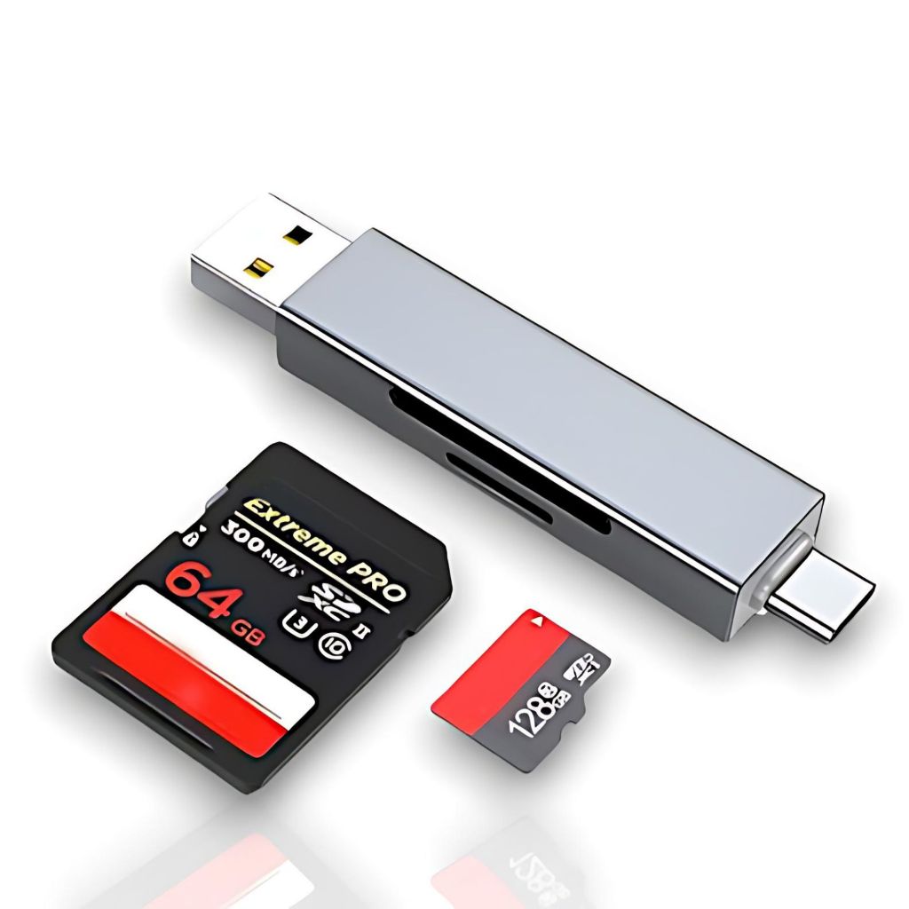 เครื่องอ่านการ์ด USB 2.0 sd/micro SD TF OTG สมาร์ทอะแดปเตอร์เมมโมรี่การ์ดสำหรับแล็ปท็อป USB2.0