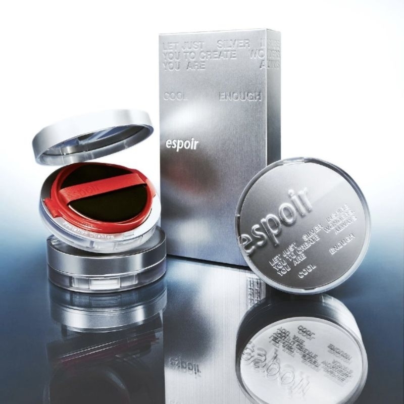 พร้อมส่ง คุชชั่น Espoir Pro Tailor be velvet  Cover- Cool Edition ตลับเงิน No.23