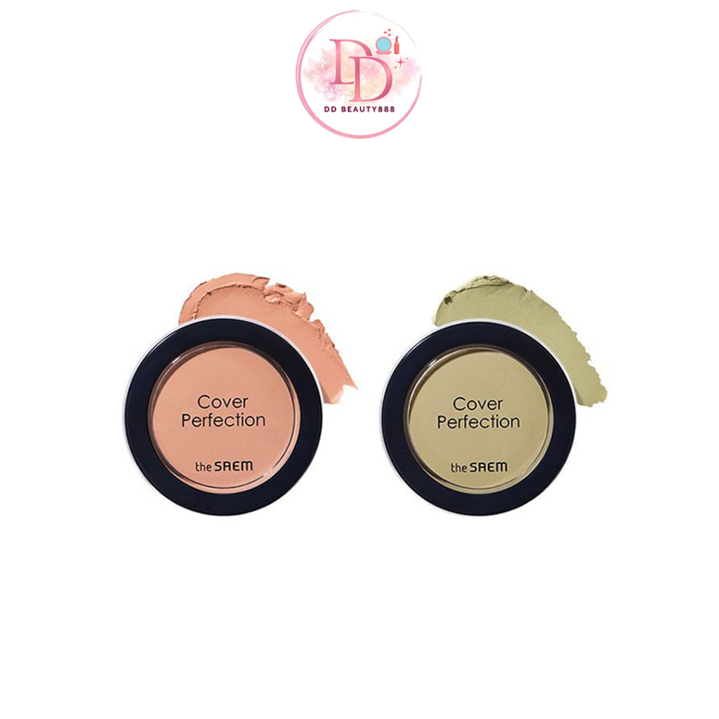 The SAEM Cover Perfection Pot Concealer 4g คอนซีลเลอร์ปกปิดสิว รอยแดง รอยคล้ำ