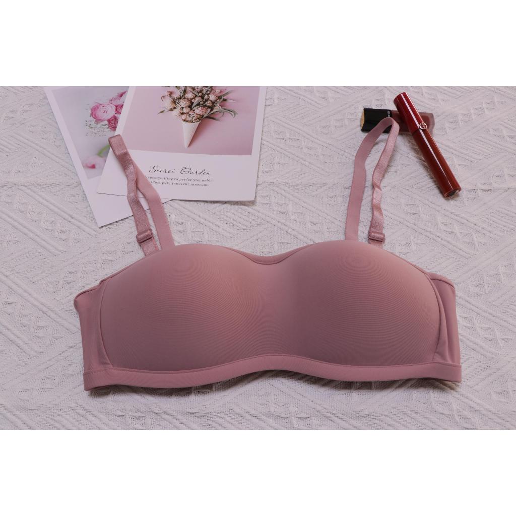 #A33 (size 32-40)ผ้านุ่มเนียน สร้างทรงหน้าอกที่สวยงาม ไม่มีโครงลวด สายสะพายไหล่ถอดออกได้ ราคาขายส่ง จัดส่งในวันเดียวกัน